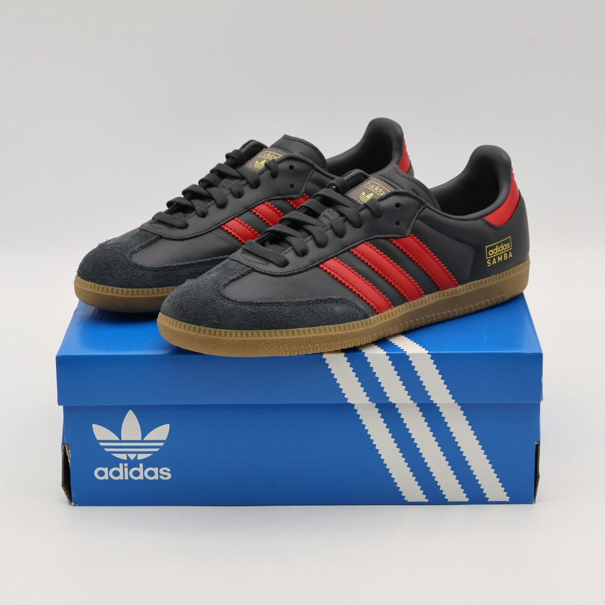 IG6173 adidas Originals Samba OG Carbon Better Scarlet Gum (Men's)