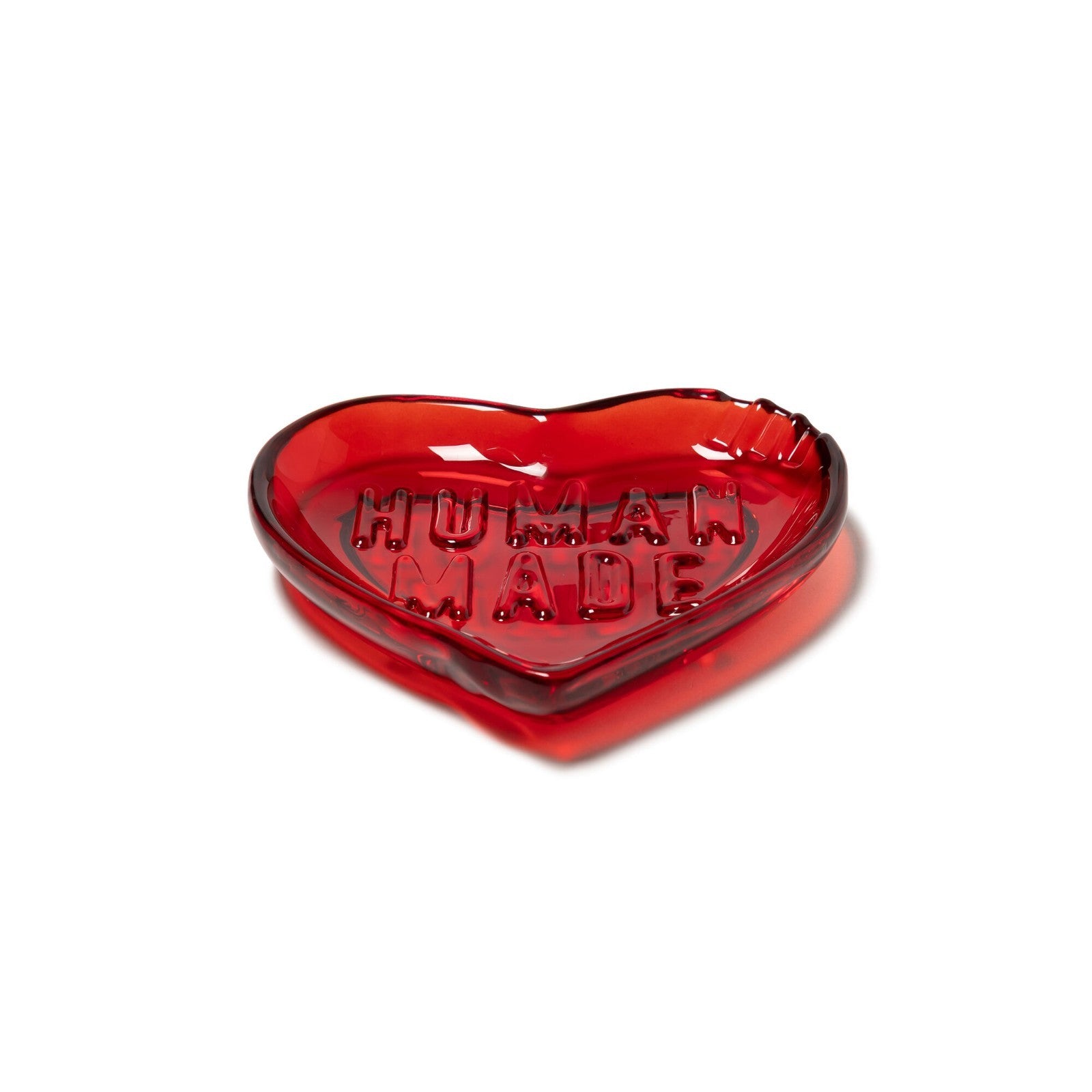 HUMAN MADE Heart Glass Tray Red