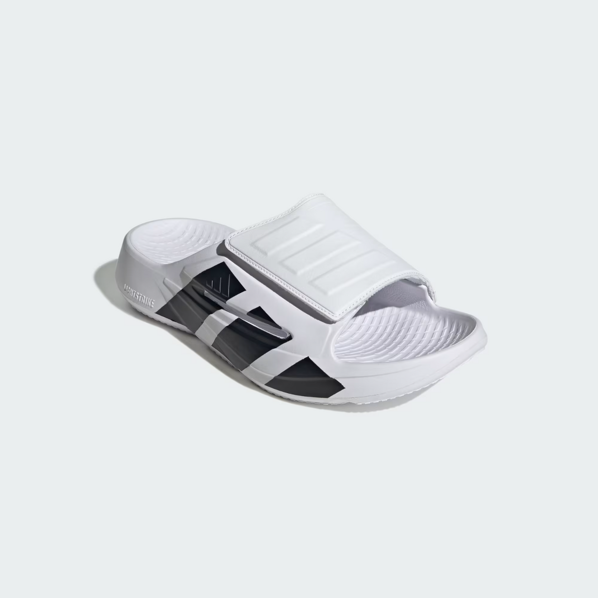 JS3584 adidas Lightblaze Slide Cloud White/Core Black (Men's)