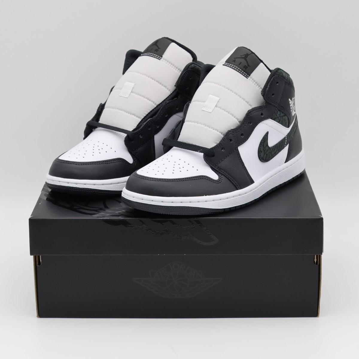 FB9911-001 Nike Air Jordan 1 Mid Panda Elephant (Men's)