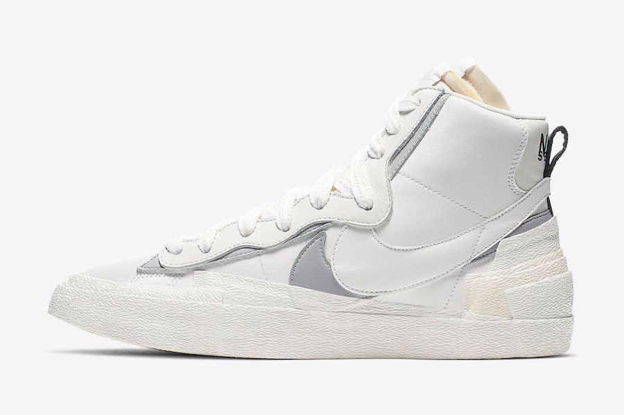 BV0072-100 sacai à NIKE BLAZER MID "WHITE/WOLF GREY" (Men's)