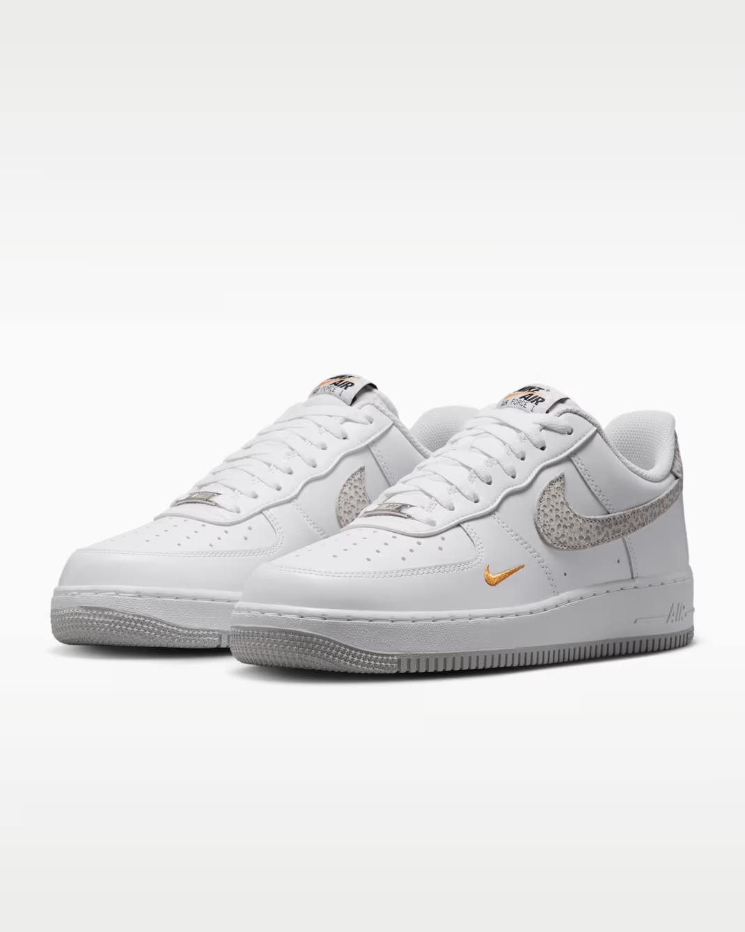 IV5525-100 Nike Air Force 1 07 "White/Kumquat" (Unisex)