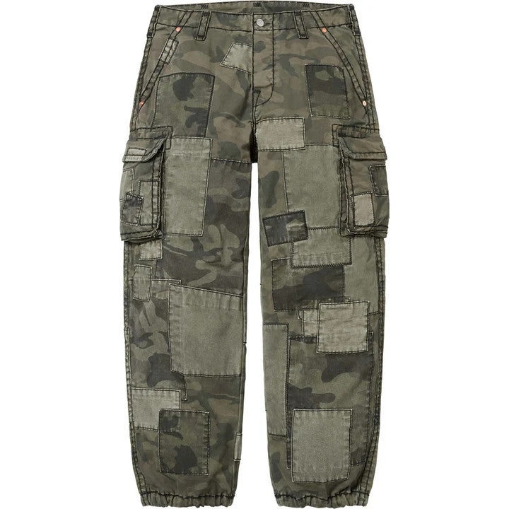 Supreme True Religion Patchwork Cargo Pant Woodland Camo