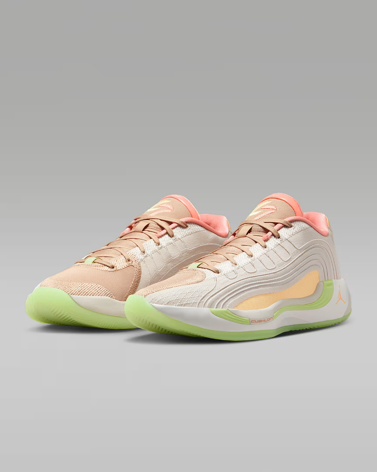 IO0198-100 Nike Jordan Luka 4 Light Orewood and Tangerine (Men's)