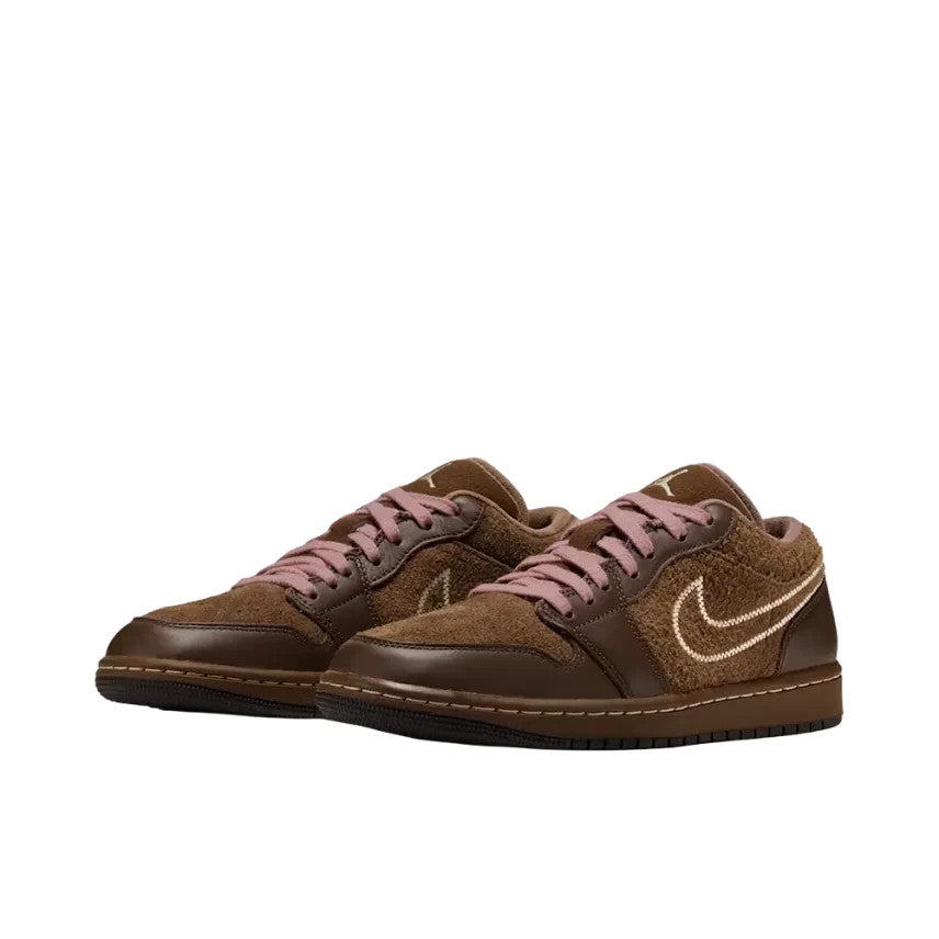 IQ5498-200 Nike Air Jordan 1 Low SE "Cacao Wow/Pearl White/Rust Pink" (Women's)