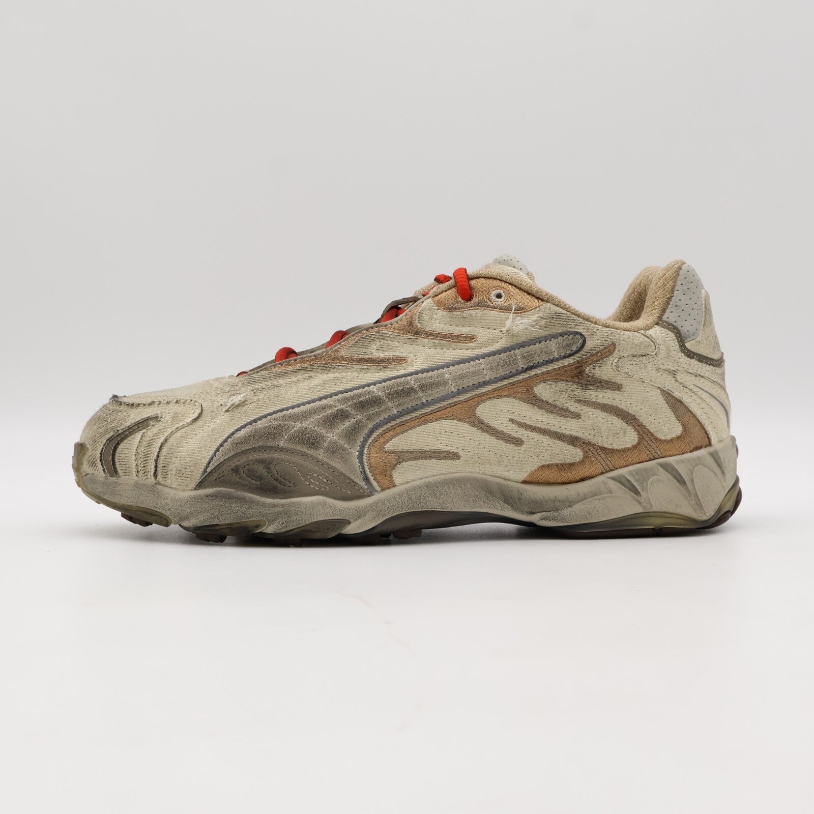 401624-01 A$AP Rocky Puma Inhale Distressed Tan Bronze Red (Men's)