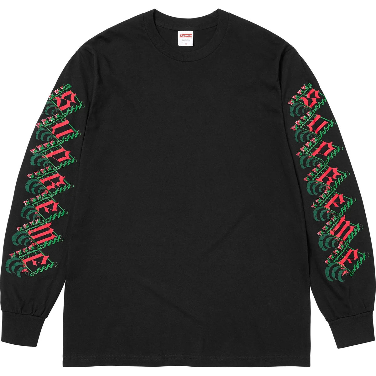 Supreme Strawberries L/S Tee Black