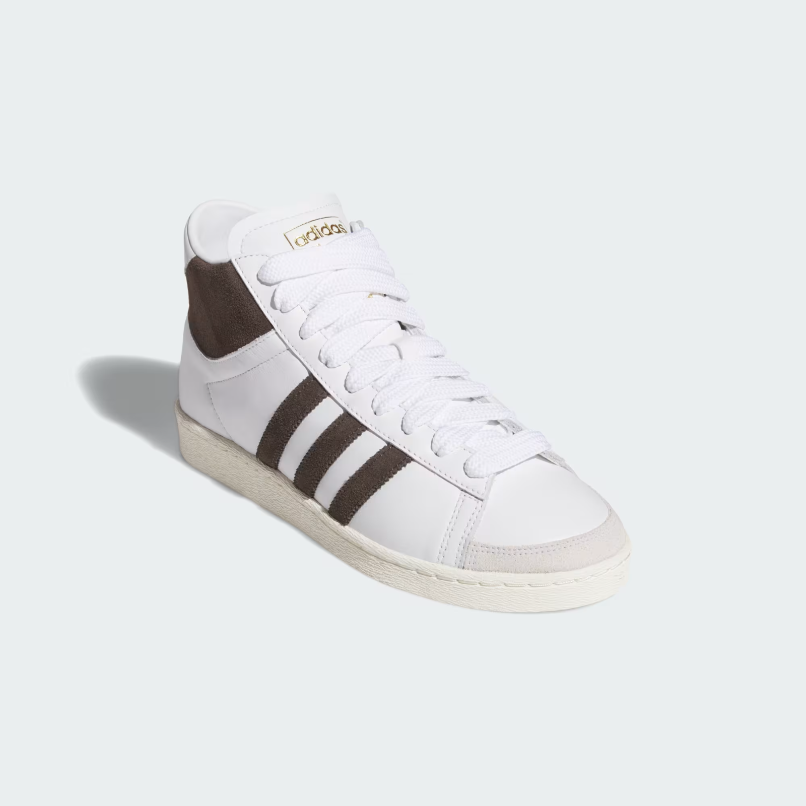 JP6497 adidas Jabbar Hi Cloud White Aurora Coffee (Men's)