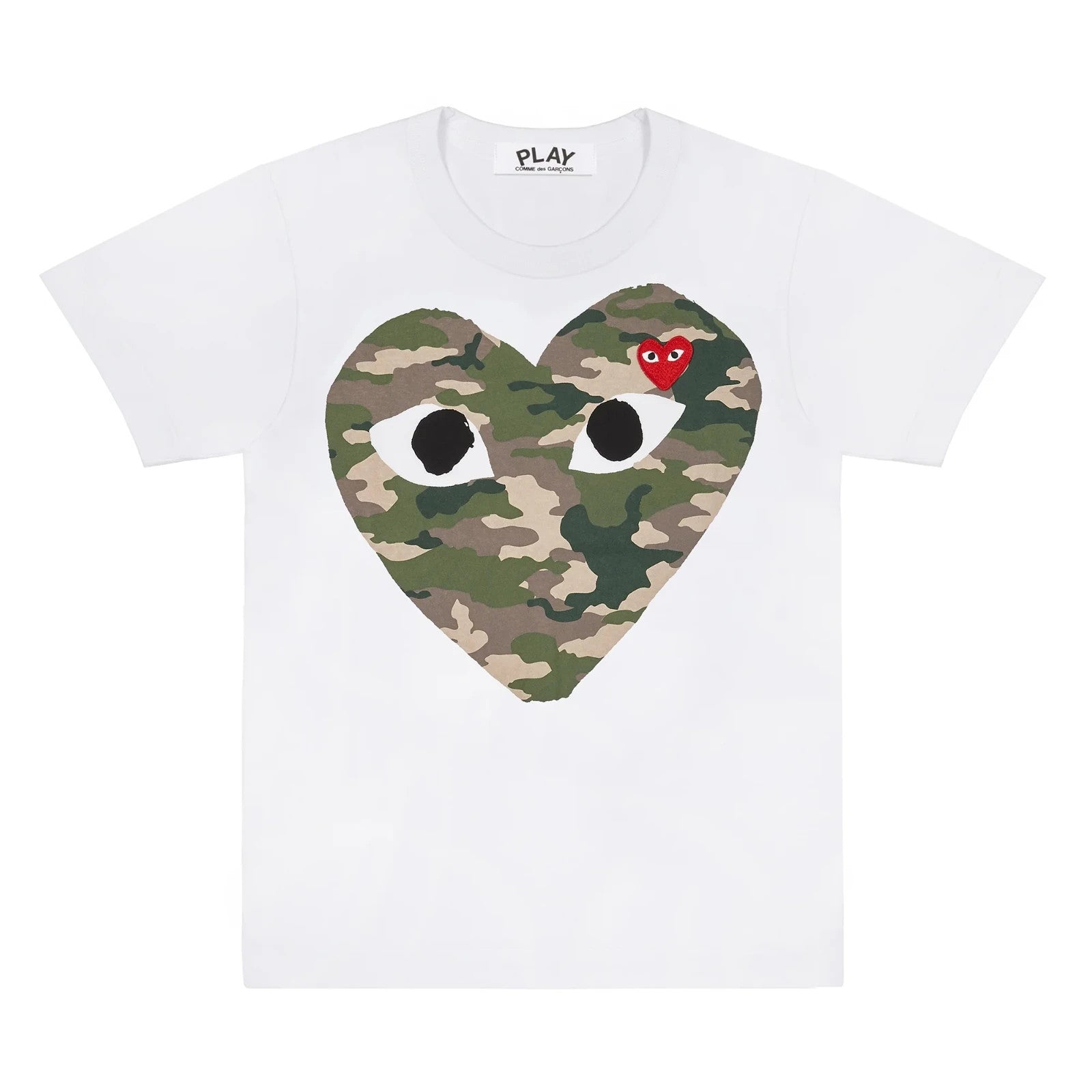 COMME des GARCONS PLAY CDG AX-T242-051 White