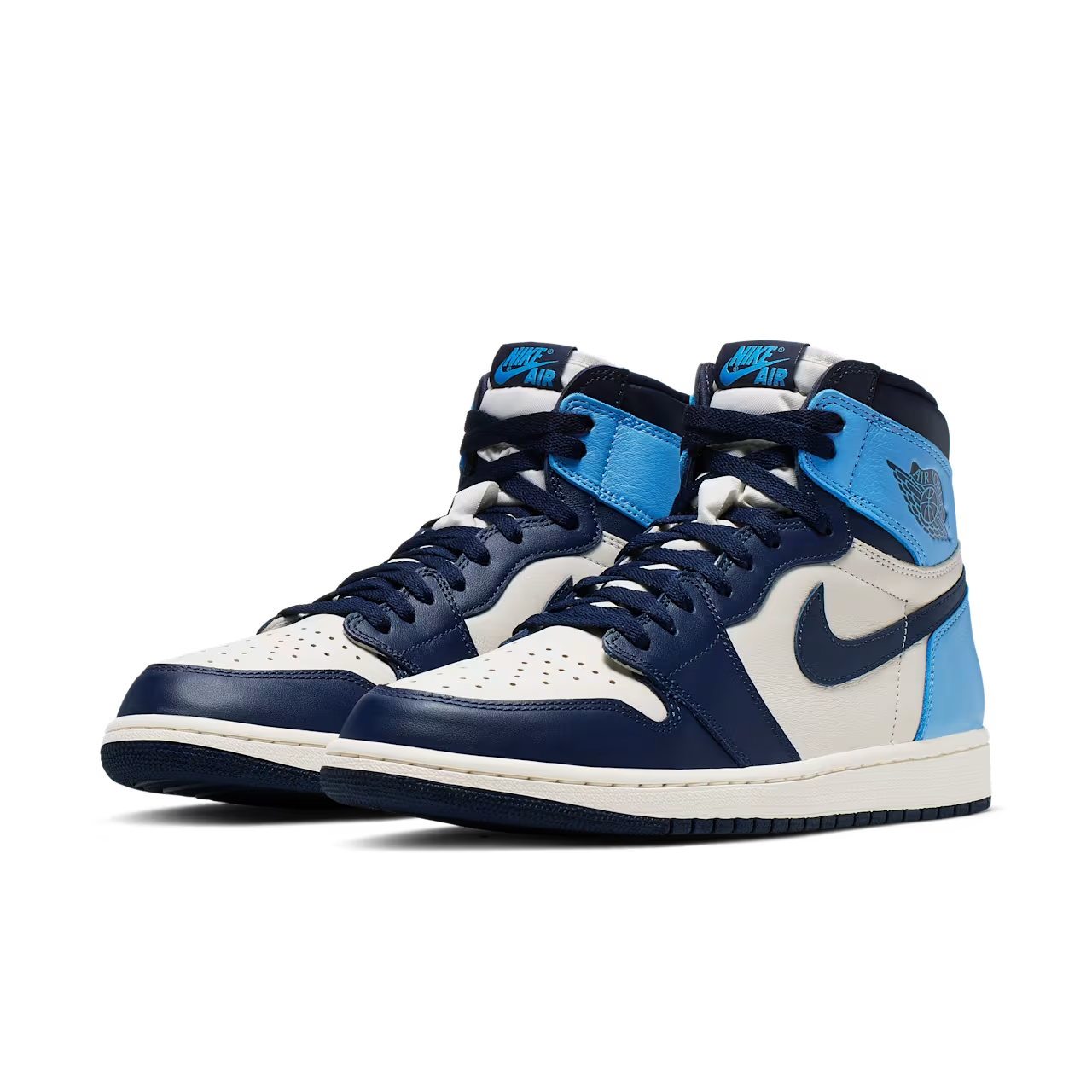 555088-140 Nike Air Jordan 1 Retro High OG "Obsidian/University Blue" (Men's)