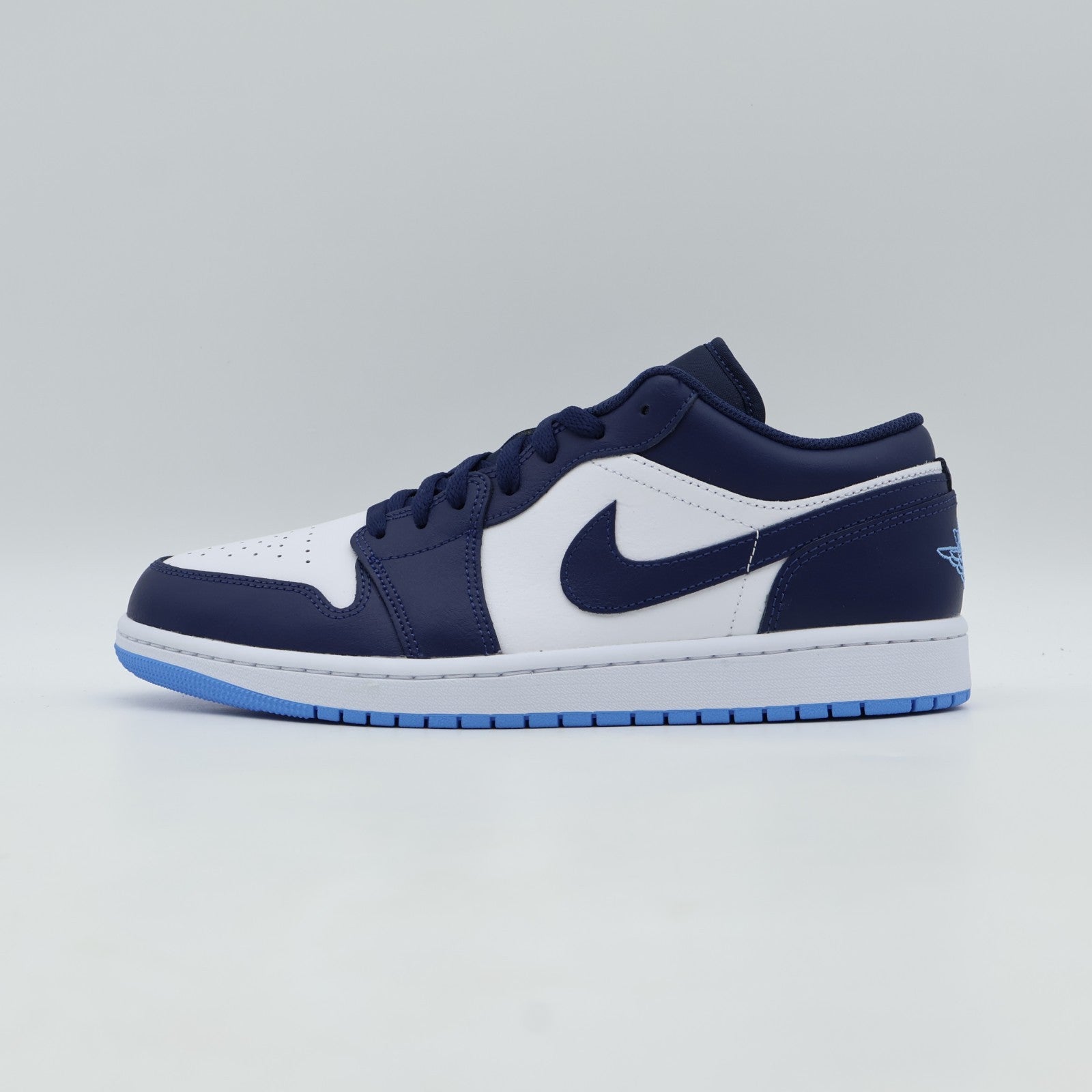553558-404 Nike Air Jordan 1 Low Midnight Navy (Men's)