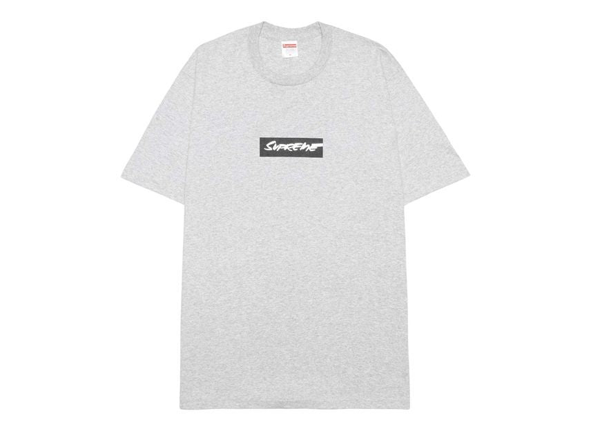 Supreme Futura Box Logo Tee Grey