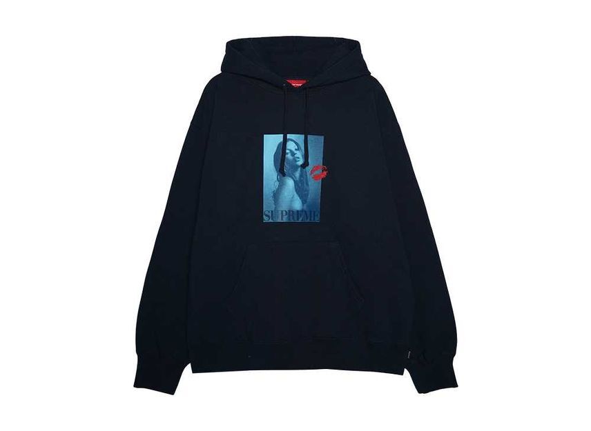 Supreme Kate Moss Hooded Sweatshirt Navy