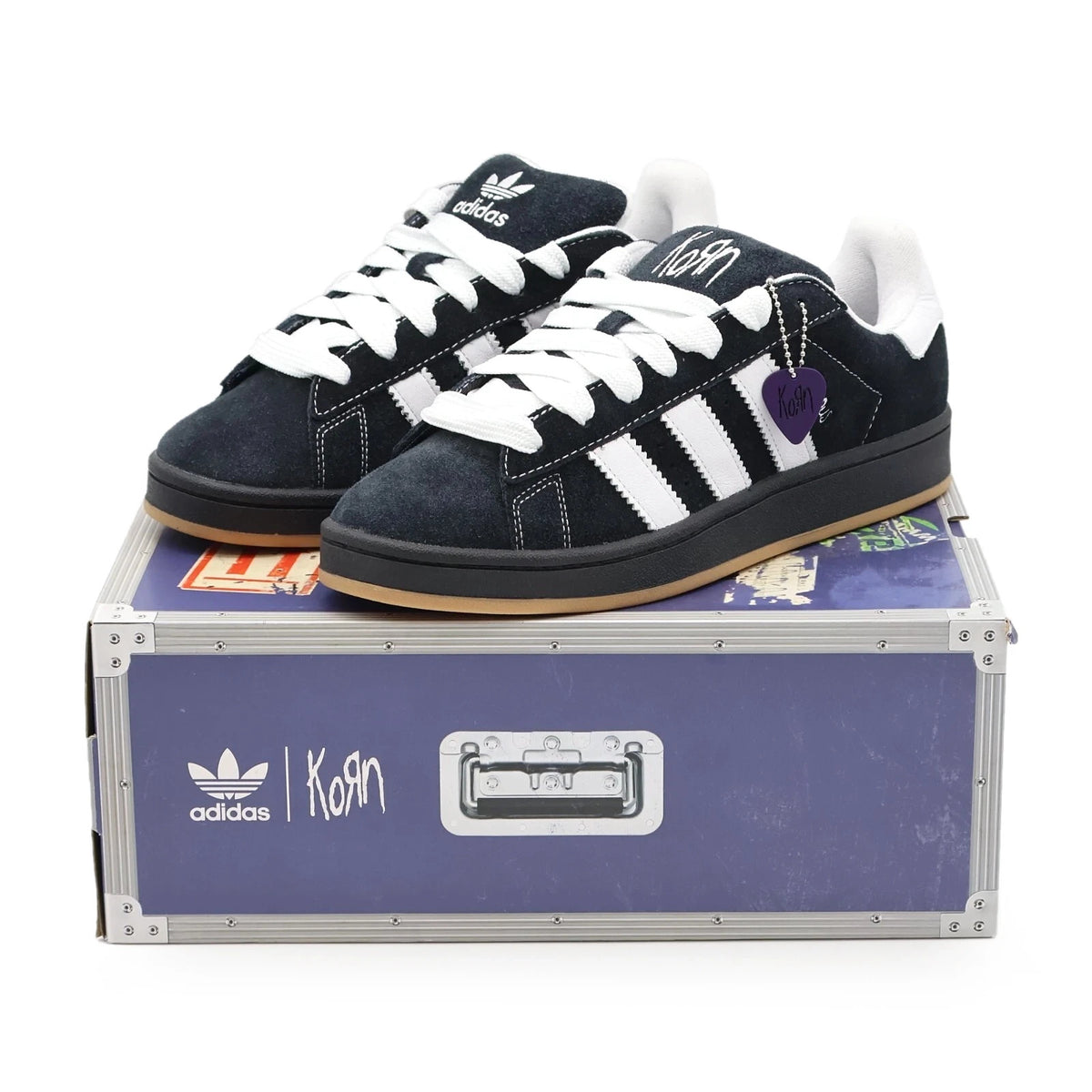 IG0792 Korn adidas Originals Campus '00s Black White Gum (Men's)