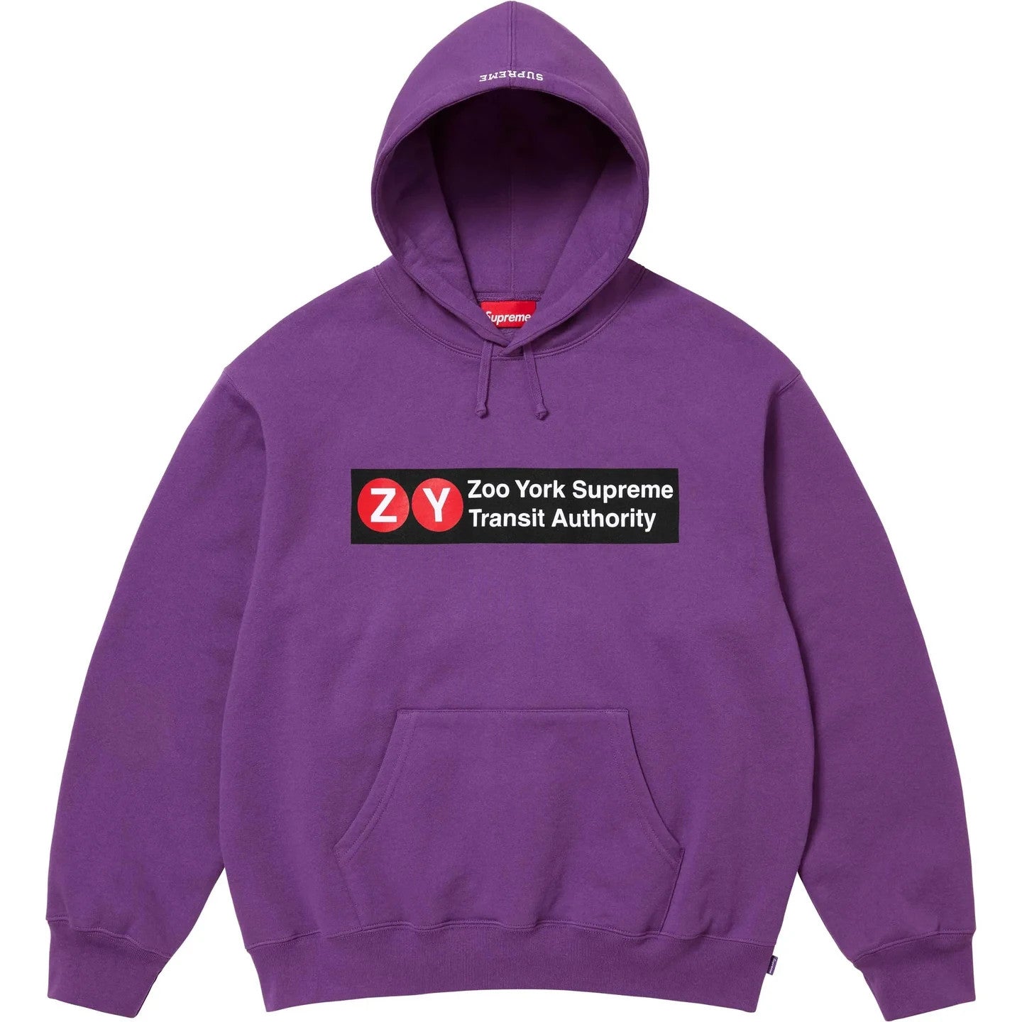 Supreme Zoo York Hooded Sweatshirt Purple