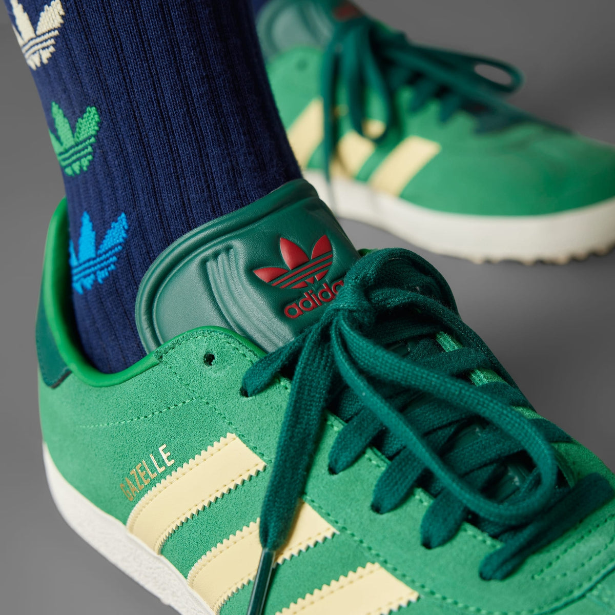 IH2268 adidas Originals Gazelle Spikeless Golf Green Almost Yellow (Men's)