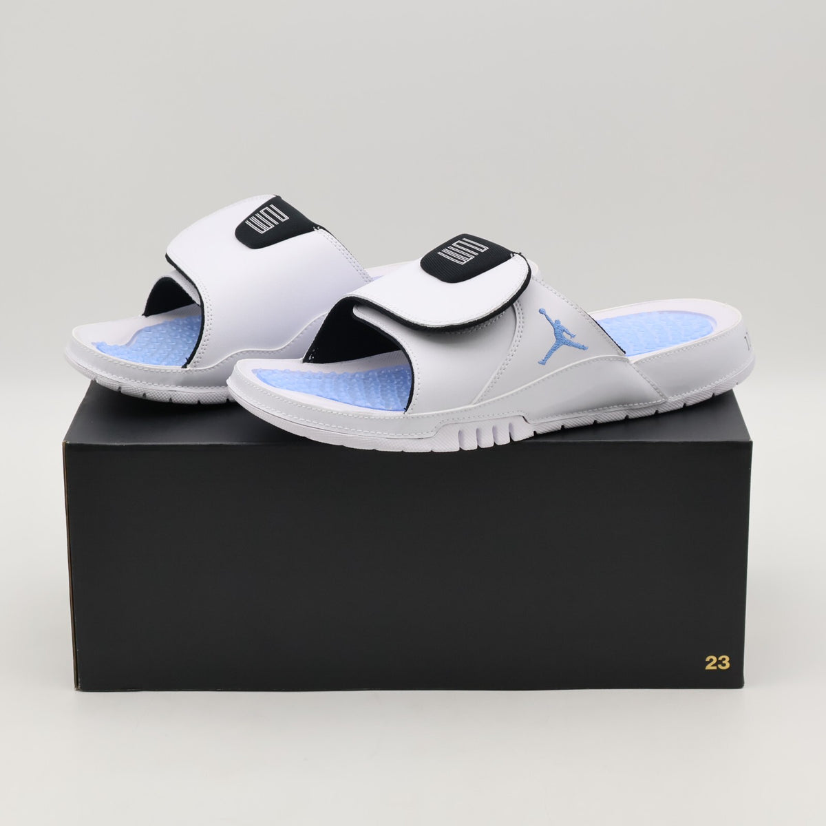 FN2452-104 Nike Jordan Hydro 11 White Black Legend Blue (Men's)
