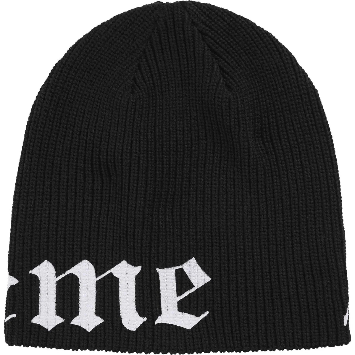 Supreme Old English Printed Beanie (26SS) Black