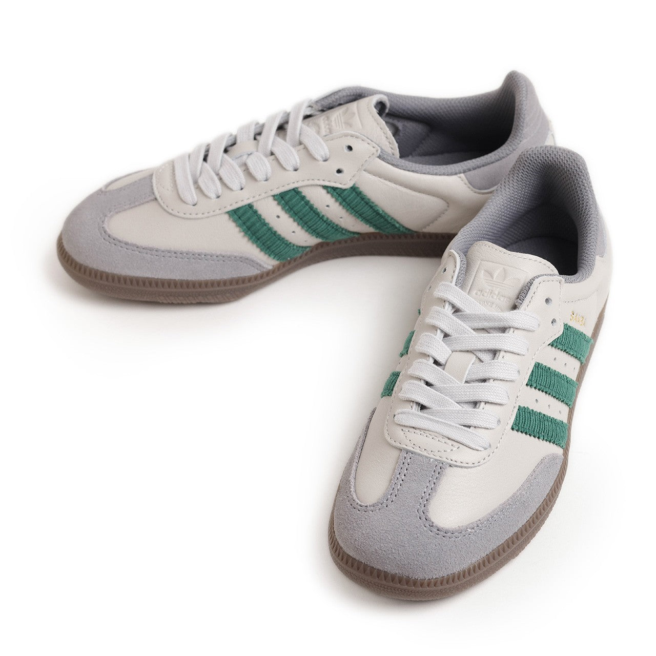 IH6814 adidas Samba OG "Grey One/Collegiate Green (Men's)