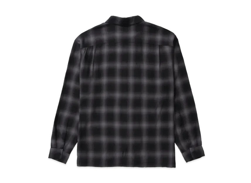 Supreme Shadow Plaid Rayon Shirt "Black"