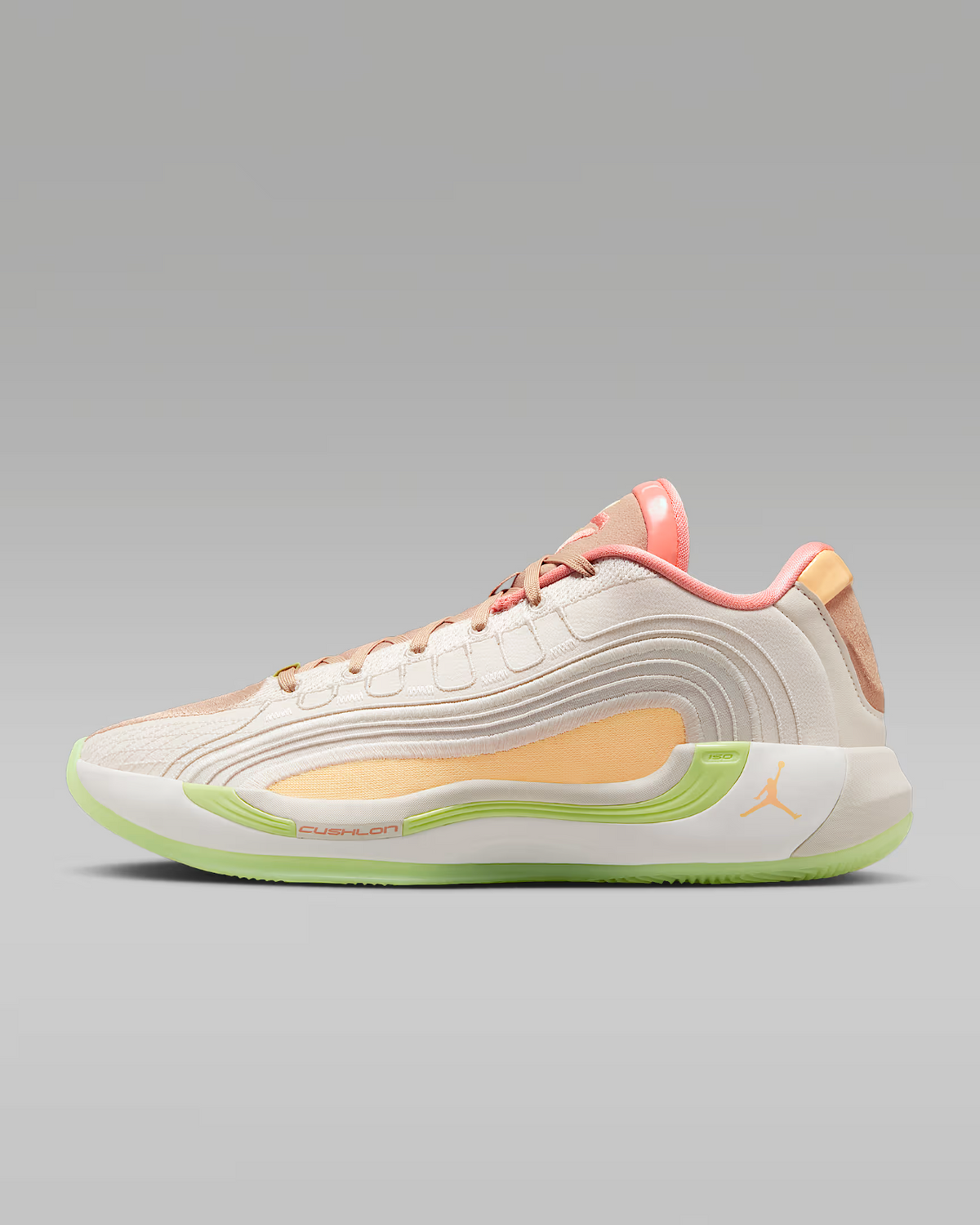 IO0198-100 Nike Jordan Luka 4 Light Orewood and Tangerine (Men's)