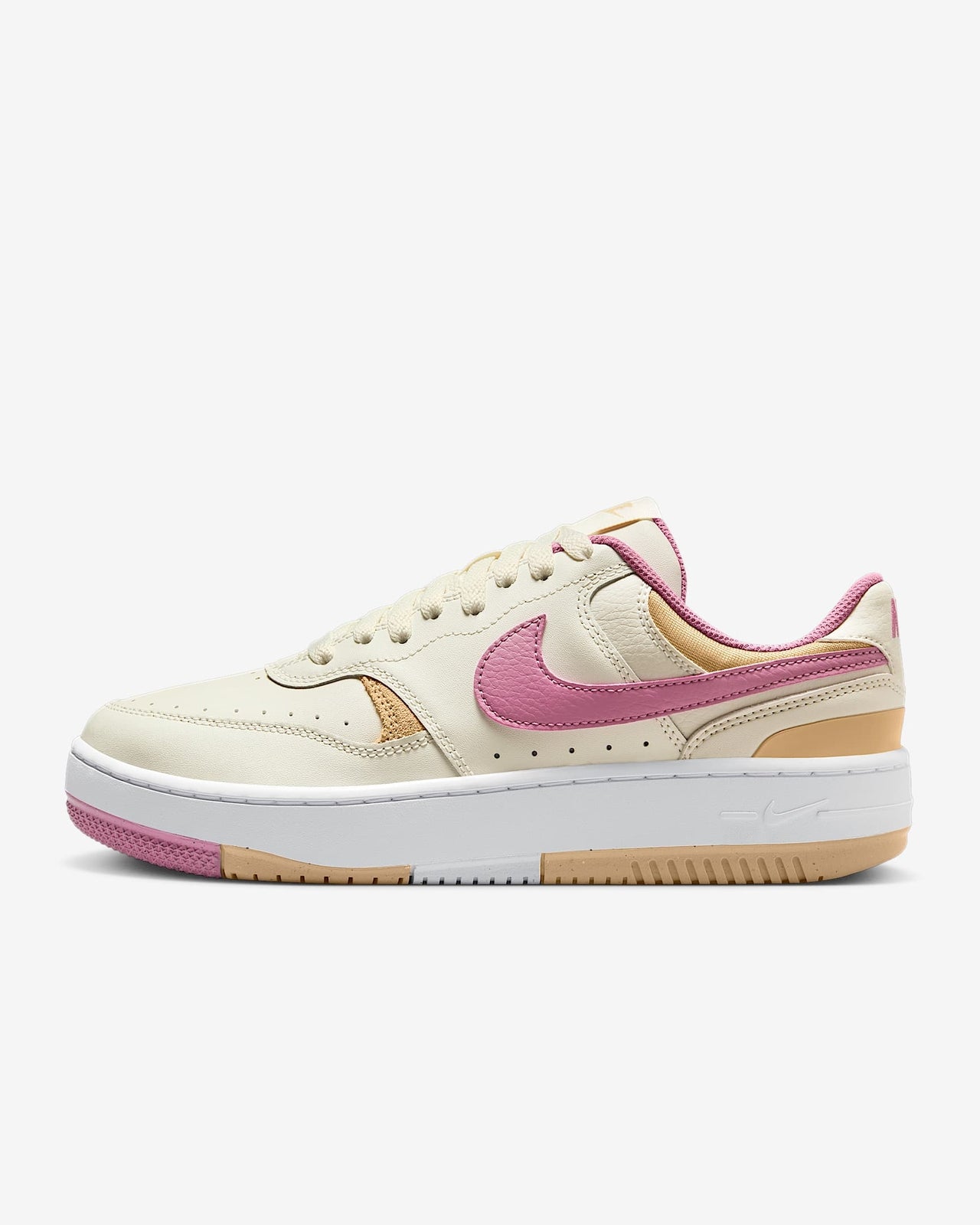 DX9176-005 Nike Gamma Force Soft Pearl Sesame White Elemental Pink (Women's)