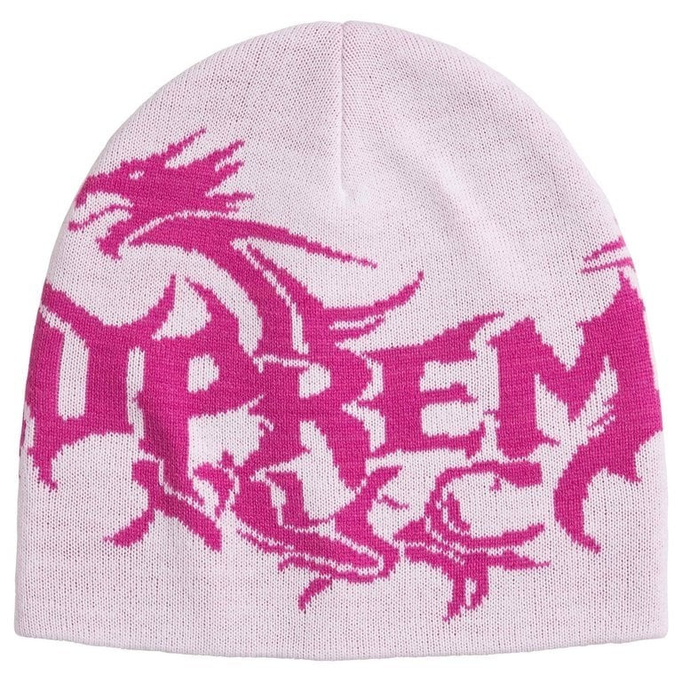 Supreme Dragon Beanie White
