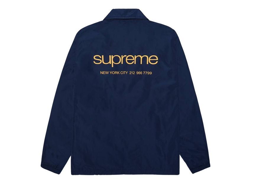 Supreme Nyc Coaches Jacket Navy