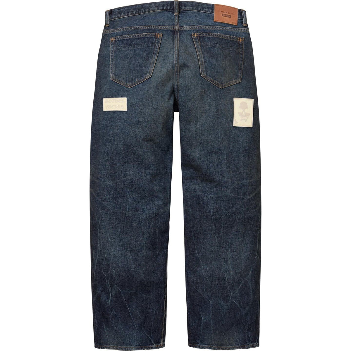 Supreme Number (N)ine Patches Loose Fit Jean Washed Indigo