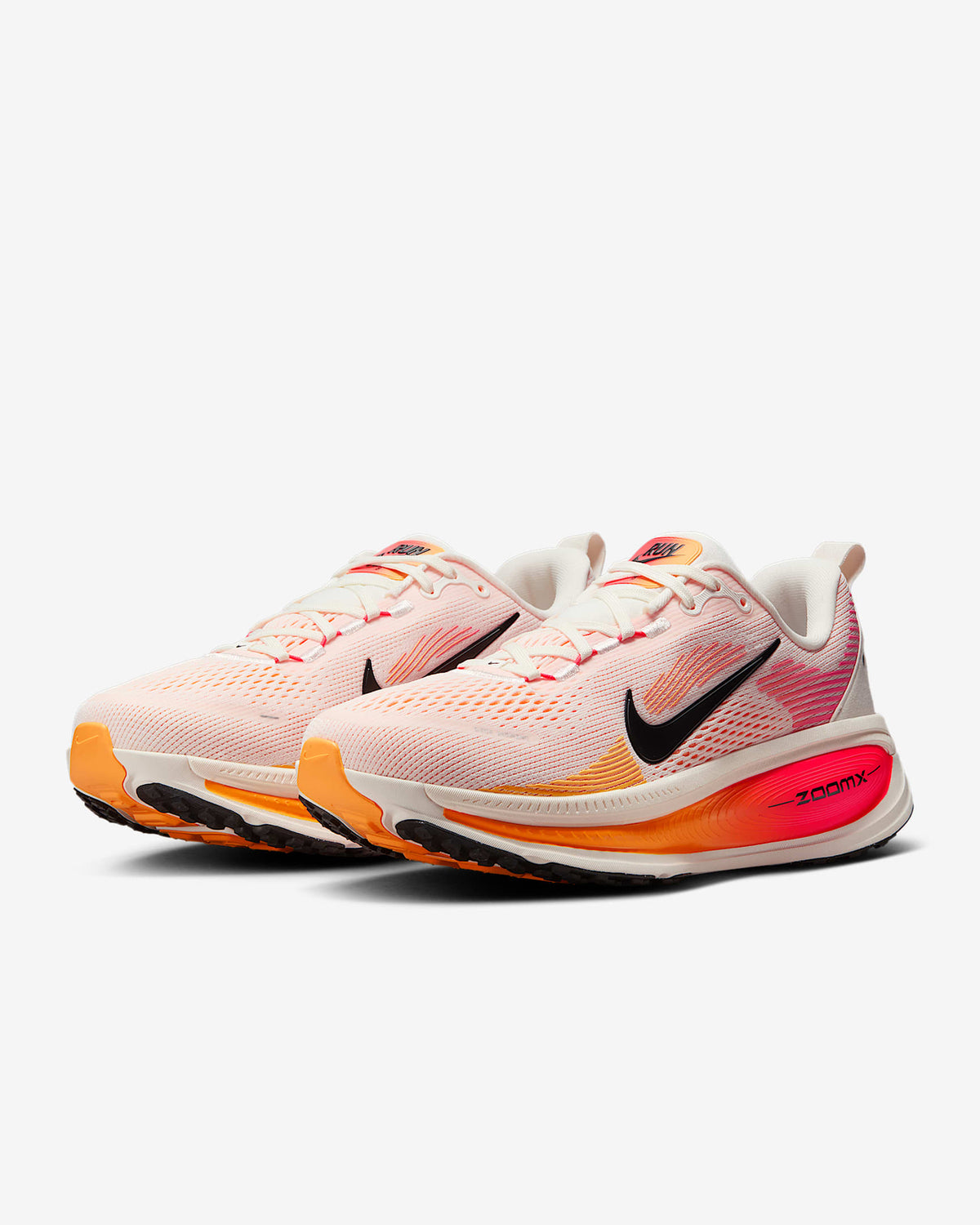 HM6804-100 Nike Vomero 18 Sail Bright Crimson Laser Orange Black (Women's)