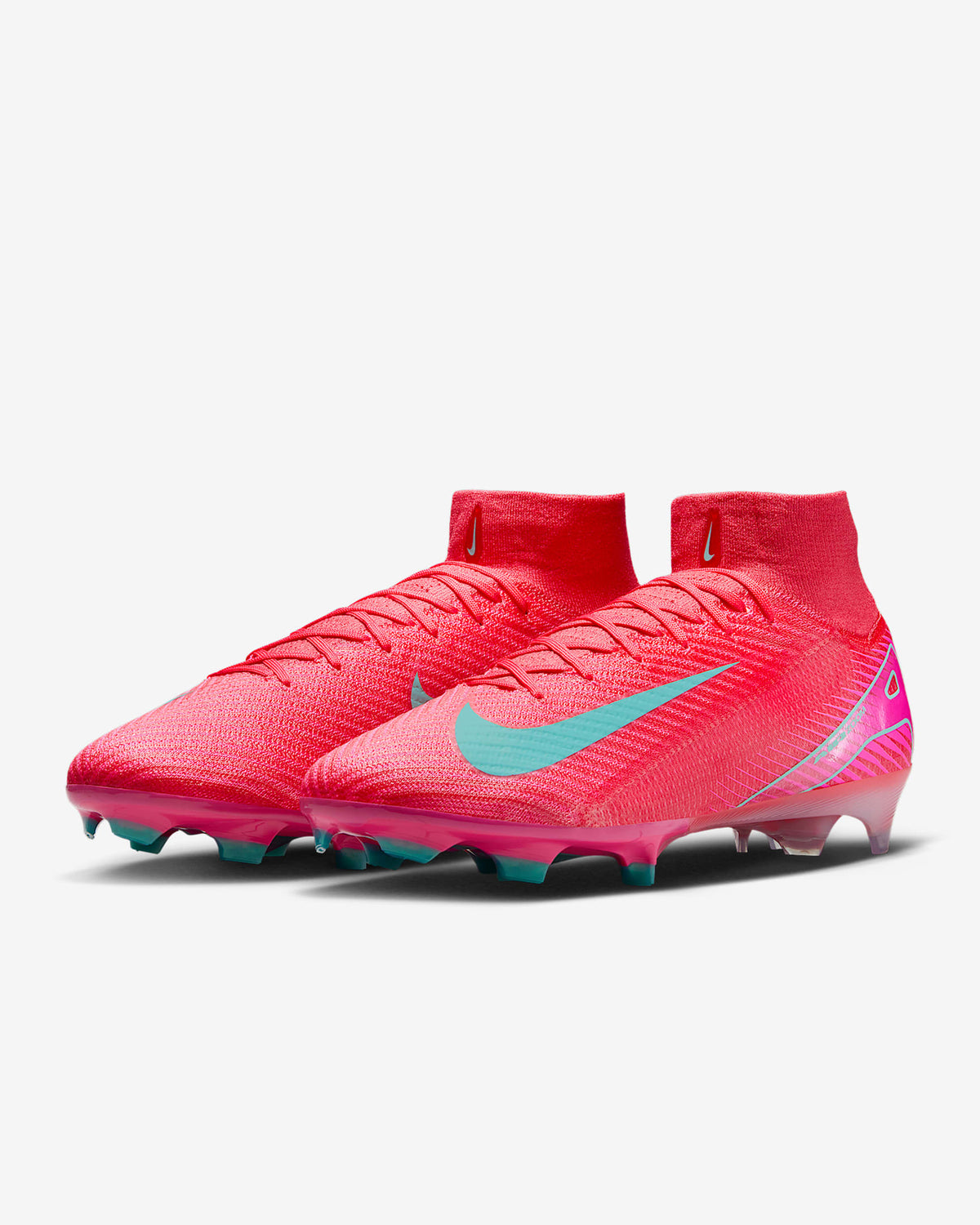 FQ1454-800 Nike Mercurial Superfly 10 Elite Ember Glow Aurora Green (Men's)