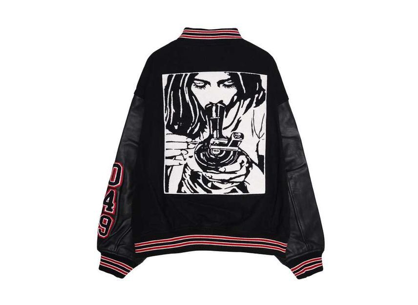 Supreme HYSTERIC GLAMOUR Varsity Jacket Black