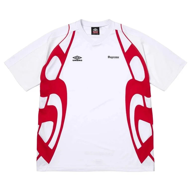Supreme x Umbro Old English Soccer Jersey White