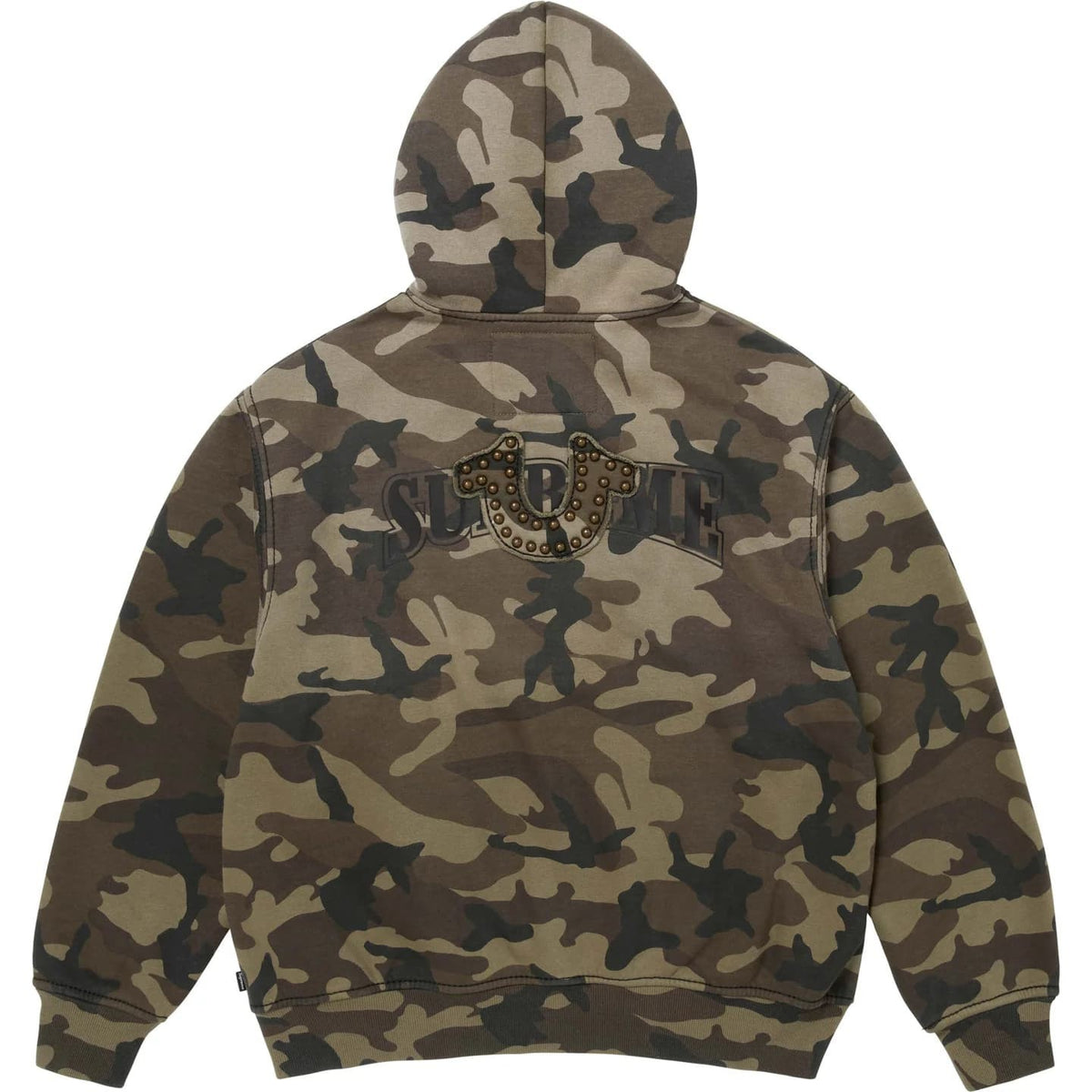 Supreme True Religion Zip Up Hooded Sweatshirt Woodland Camo