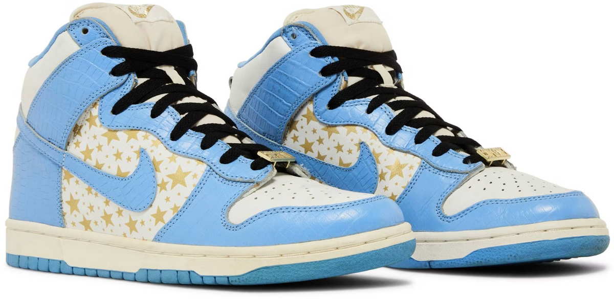 307385-141 Supreme à Nike SB Dunk High "Blue Stars" (Men's)