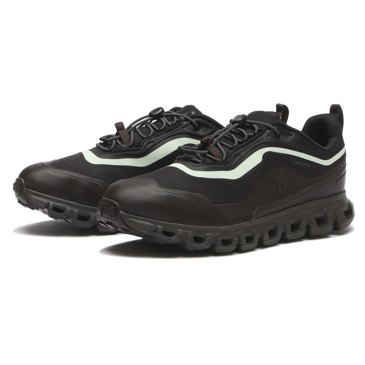 3MG10422535 On Cloud 6 Geo Waterproof Black/Lima (Men's)