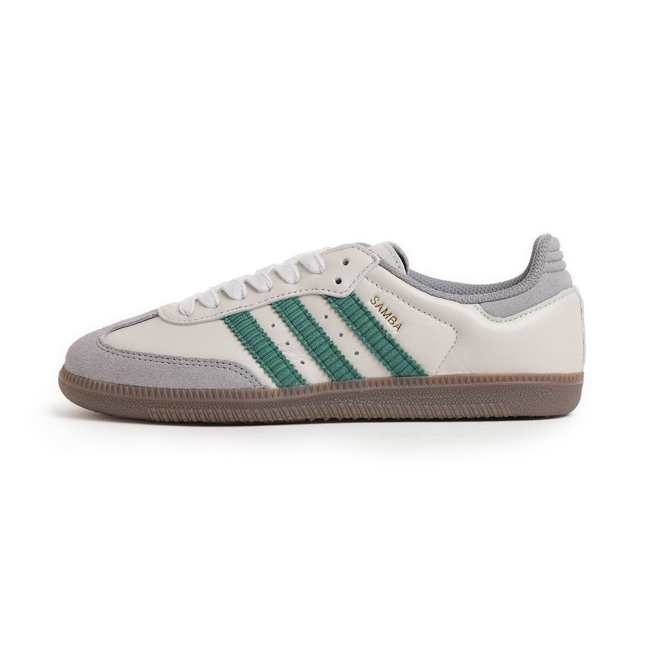 IH6814 adidas Samba OG "Grey One/Collegiate Green (Men's)