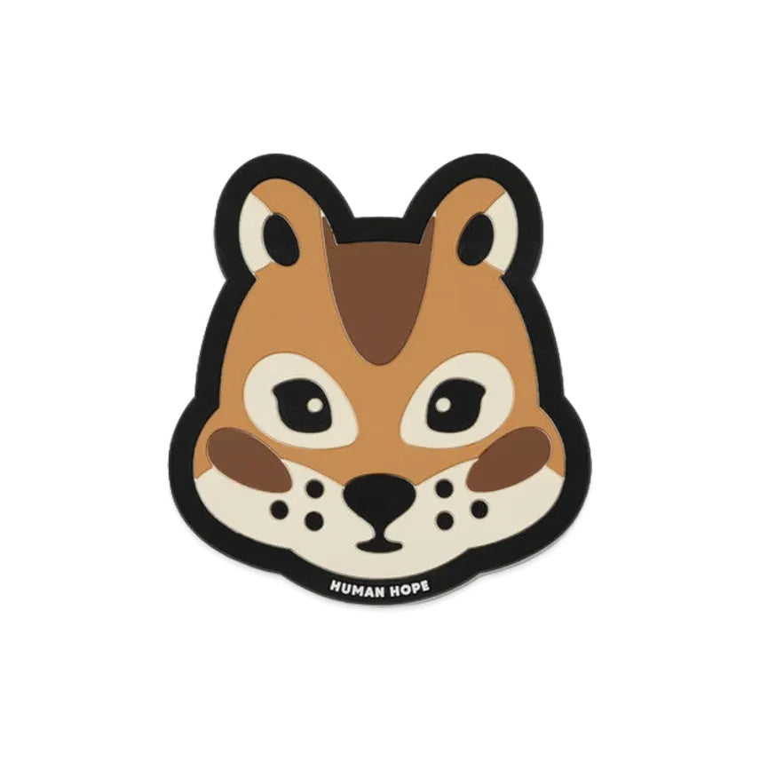 HUMAN MADE x j-hope of BTS HUMAN HOPE Rubber Coaster Beige