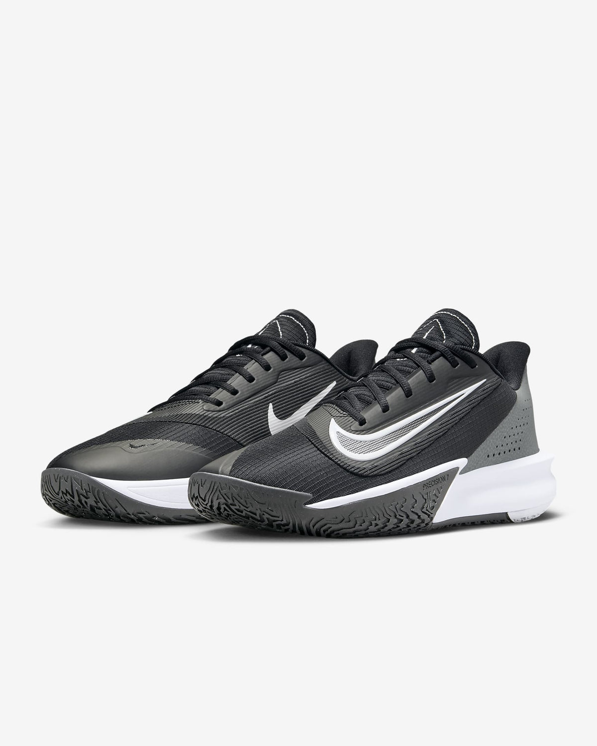 FN4322-005 Nike Precision 7 Black Iron Grey Smoke Grey White (Men's)