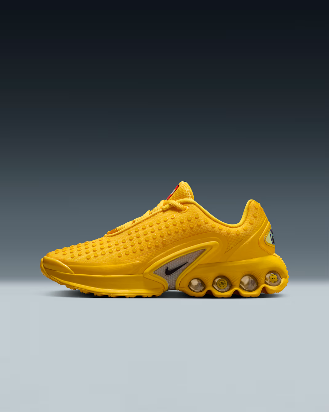 IH7671-700 LEGO Nike GS Air Max DN Tour Yellow/Volt Rush Red Black