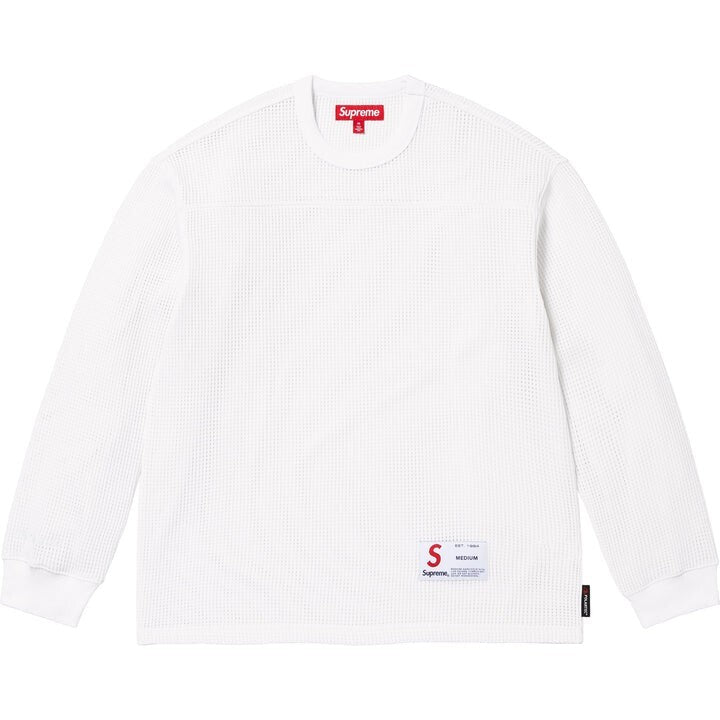 Supreme Polartec Mesh L/S Football Top White