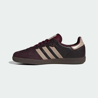IF7004 adidas Originals Samba OG Maroon Crystal Sand Gold Metallic (Women's)