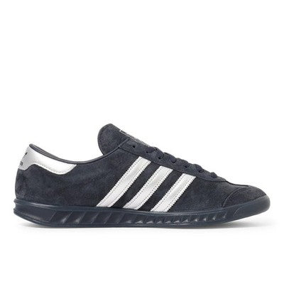 JP7665 adidas Originals Hamburg Legend Ink Silver Metallic Gold Metallic (Men's)