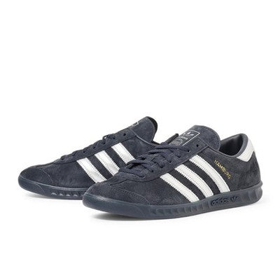 JP7665 adidas Originals Hamburg Legend Ink Silver Metallic Gold Metallic (Men's)