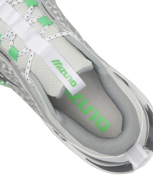 D1GA261303 Mizuno Wave Prophecy 13.2 Grey Light Grey Light Green (Men's)