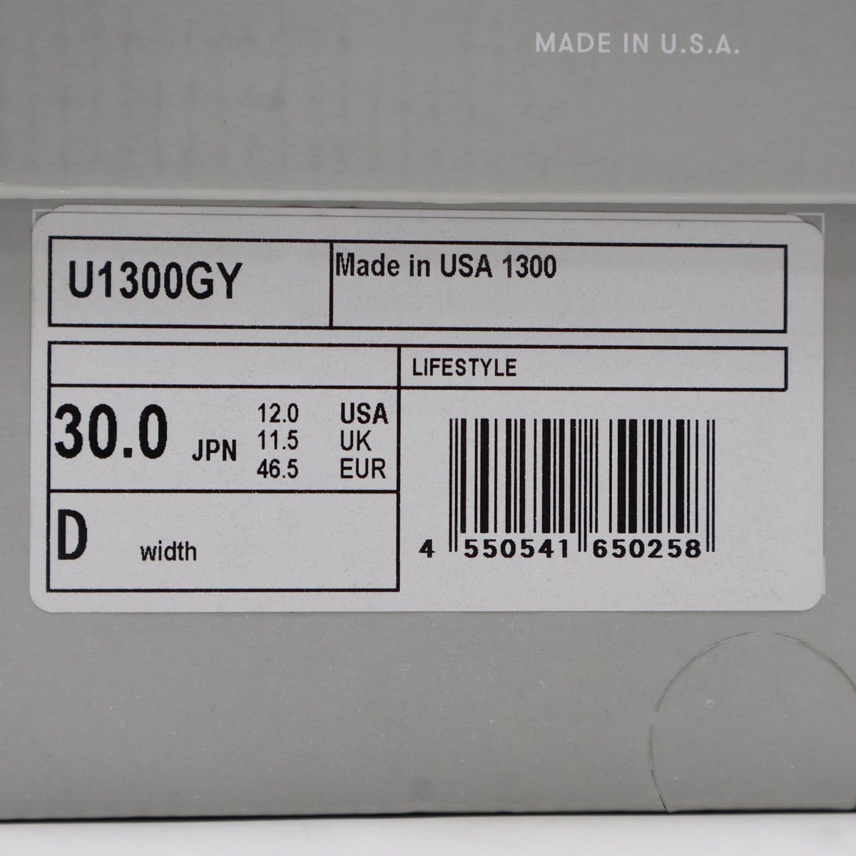 U1300GY New Balance 1300 Made in USA Harbor Grey (Men's)