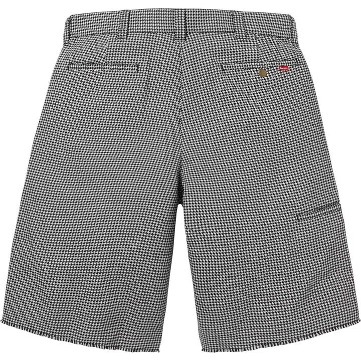 Supreme Work Short 25SS White Houndstooth