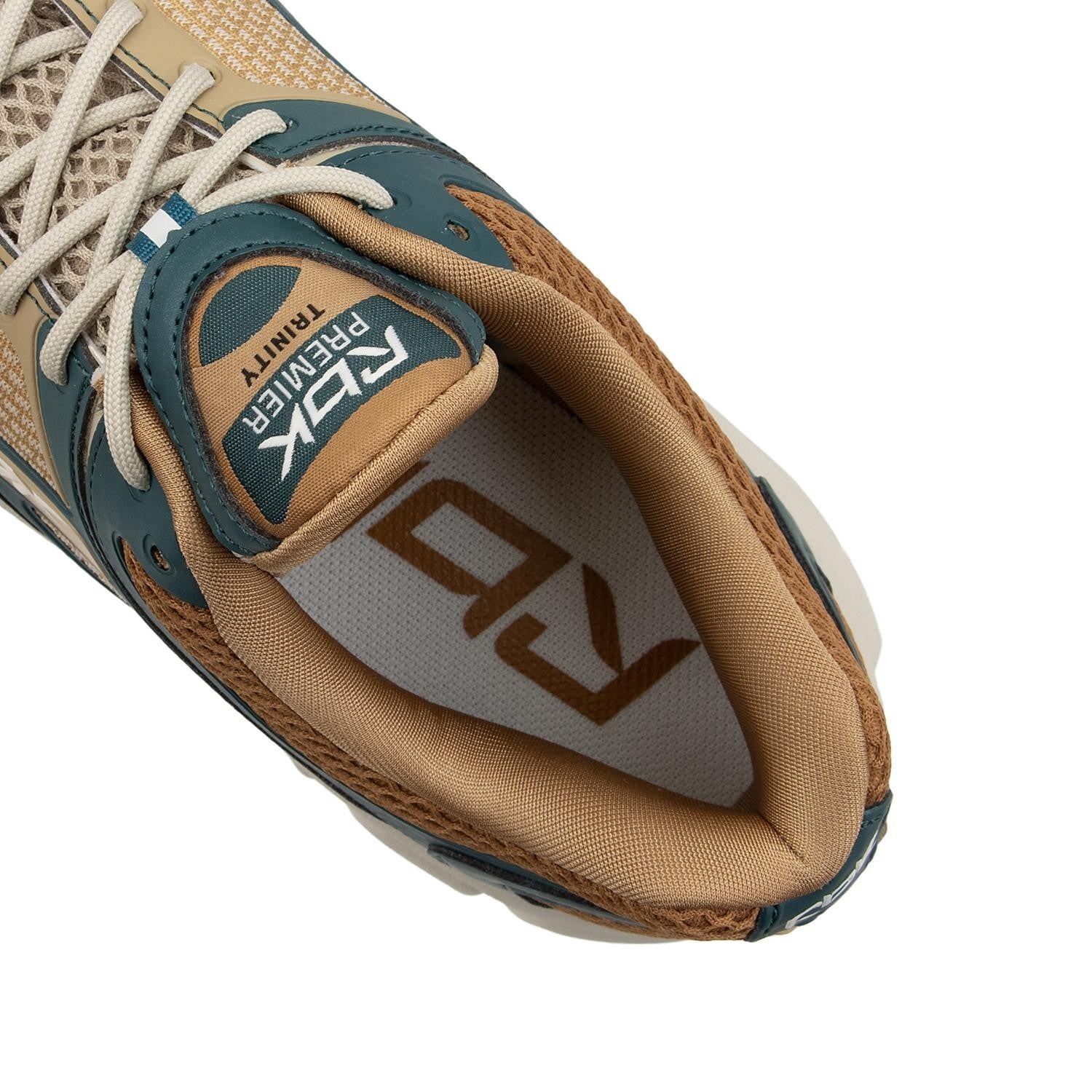 100230889 Reebok Premier Trinity Beige Teal (Men's)