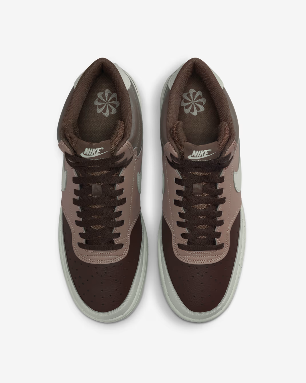 DN3577-200 Nike Court Vision Mid Next Nature Baroque Brown Light Bone (Men's)