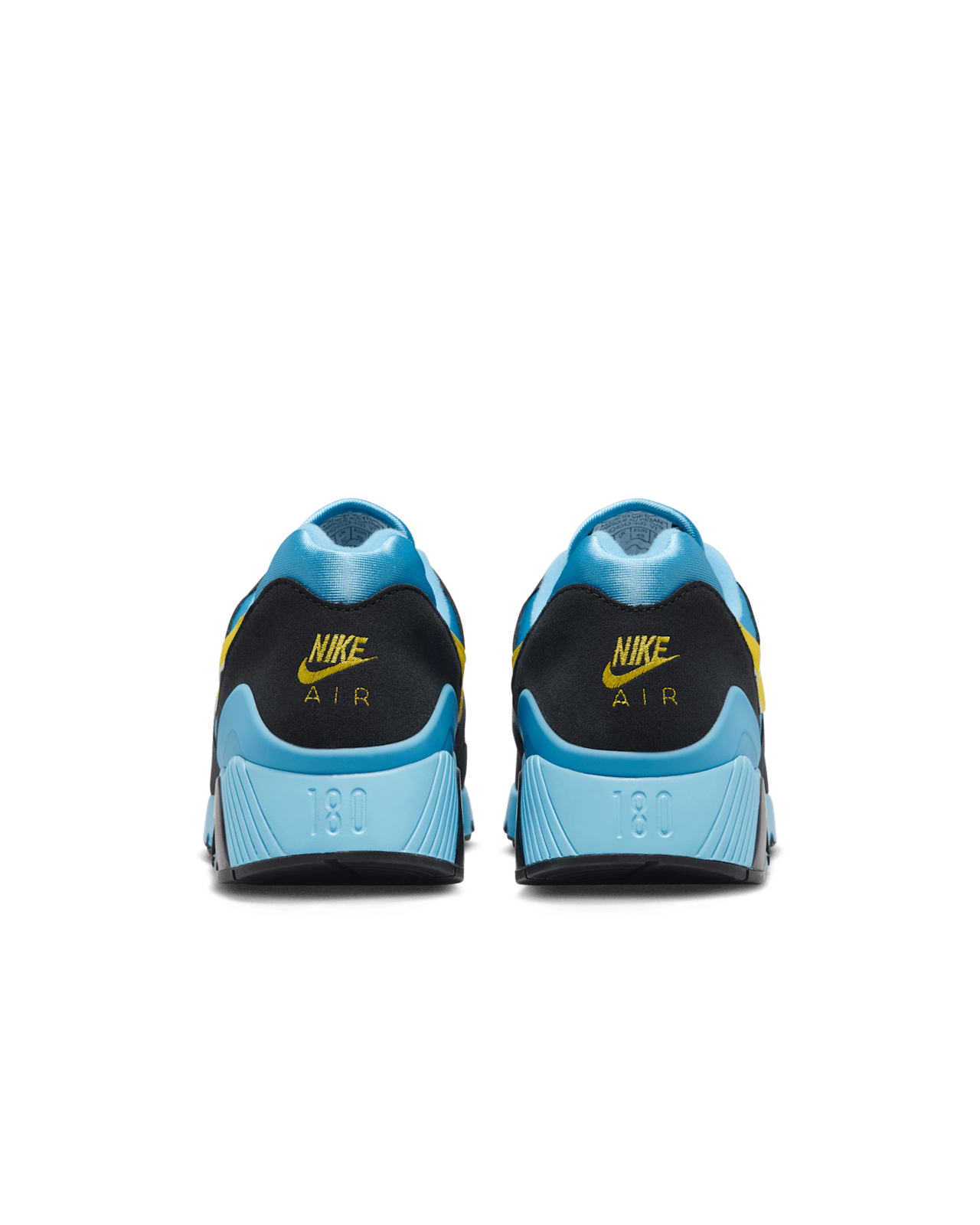 HQ4043-400 Nike Air 180 Black and Baltic Blue (Men's)